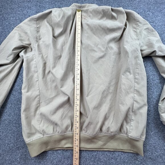 Zero Restriction Pebble Beach Golf Pullover Jacket Men’s XL Tan 1/2 Zip Pockets - Picture 6 of 9